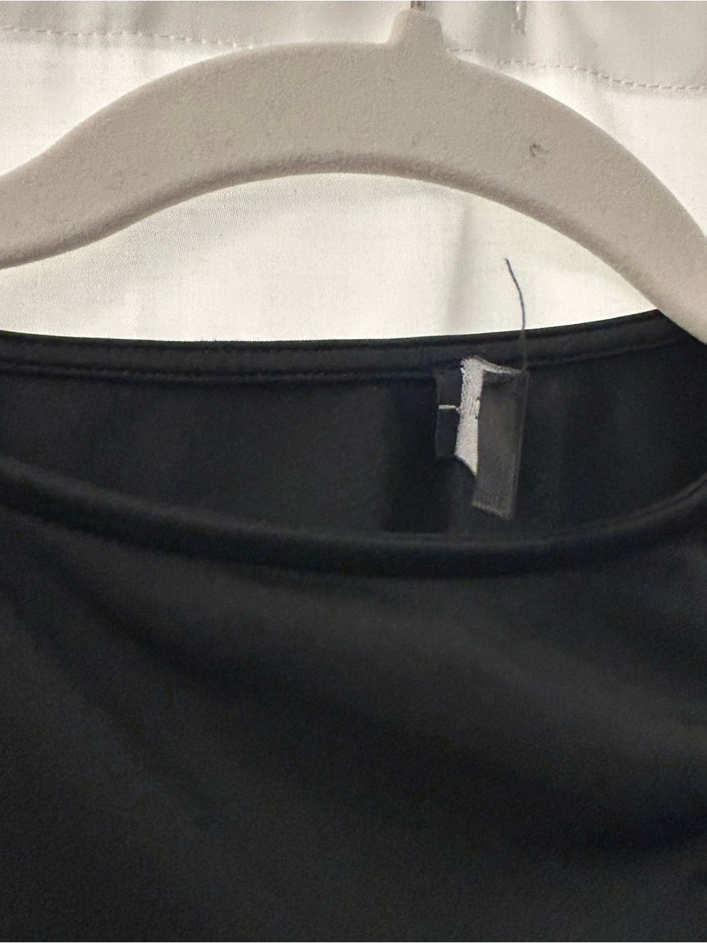 White Fox Black Ruched Tie-Detail Top - Picture 6 of 6